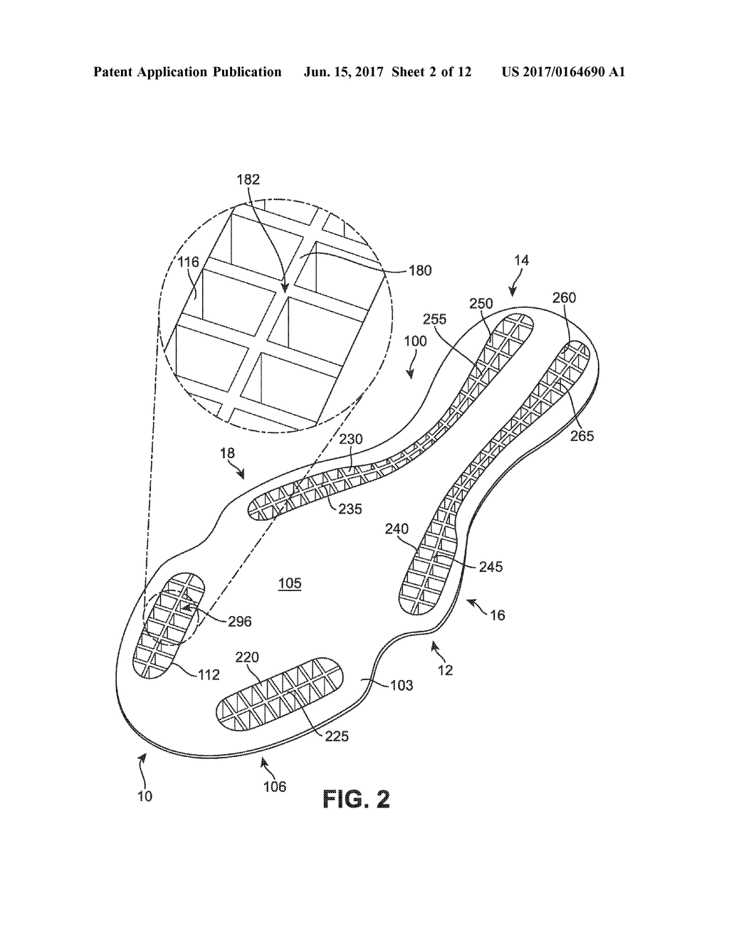 SOLE STRUCTURE WITH INTEGRATED CLEAT MEMBER AND METHODS OF MAKING - diagram, schematic, and image 03