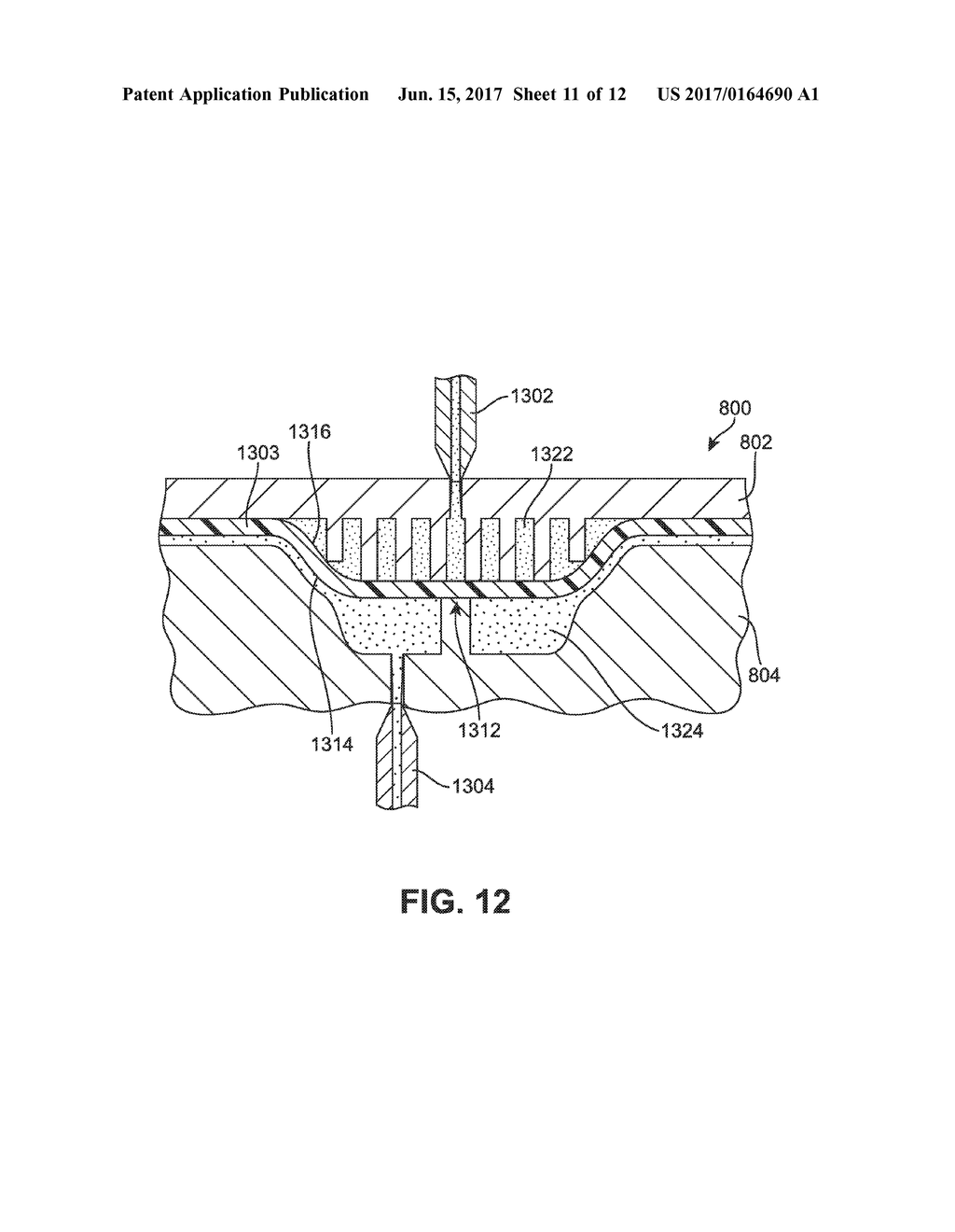 SOLE STRUCTURE WITH INTEGRATED CLEAT MEMBER AND METHODS OF MAKING - diagram, schematic, and image 12