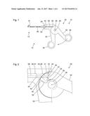 Coupling device for a disassemblable medical instrument diagram and image
