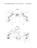 ROBOT SYSTEM EQUIPPED WITH VIDEO DISPLAY APPARATUS THAT DISPLAYS IMAGE OF     VIRTUAL OBJECT IN SUPERIMPOSED FASHION ON REAL IMAGE OF ROBOT diagram and image