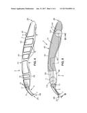 A RAZOR HANDLE COMPRISING INSERTS WITHIN HOLES AND RAZOR COMPRISING SUCH A     RAZOR HANDLE diagram and image