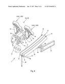 Curvilinear Rudder Bar For An Aircraft And Aircraft Comprising Such A     Curvilinear Rudder Bar diagram and image