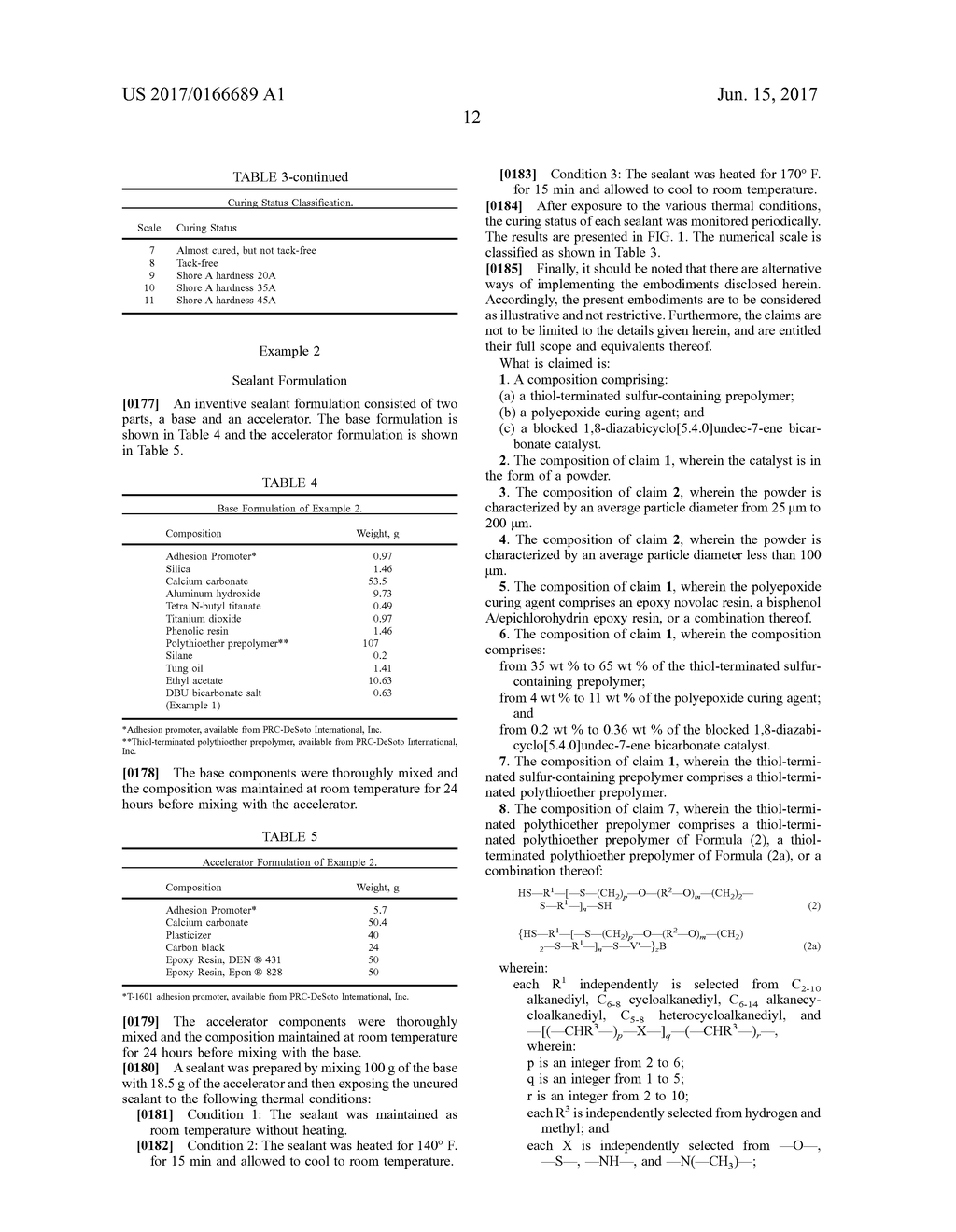 BLOCKED 1,8-DIAZABICYCLO[5.4.0]UNDEC-7-ENE BICARBONATE CATALYST FOR     AEROSPACE SEALANTS - diagram, schematic, and image 14