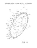 BICYCLE CRANK ASSEMBLY diagram and image