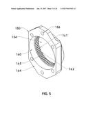 ADJUSTABLE PTO MOUNTING DEVICES AND METHODS diagram and image