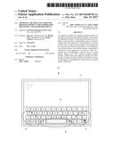 APPARATUS, METHOD AND COMPTUER PROGRAM PRODUCT FOR INFORMATION PROCESSING     AND KEYBOARD DISPLAY diagram and image