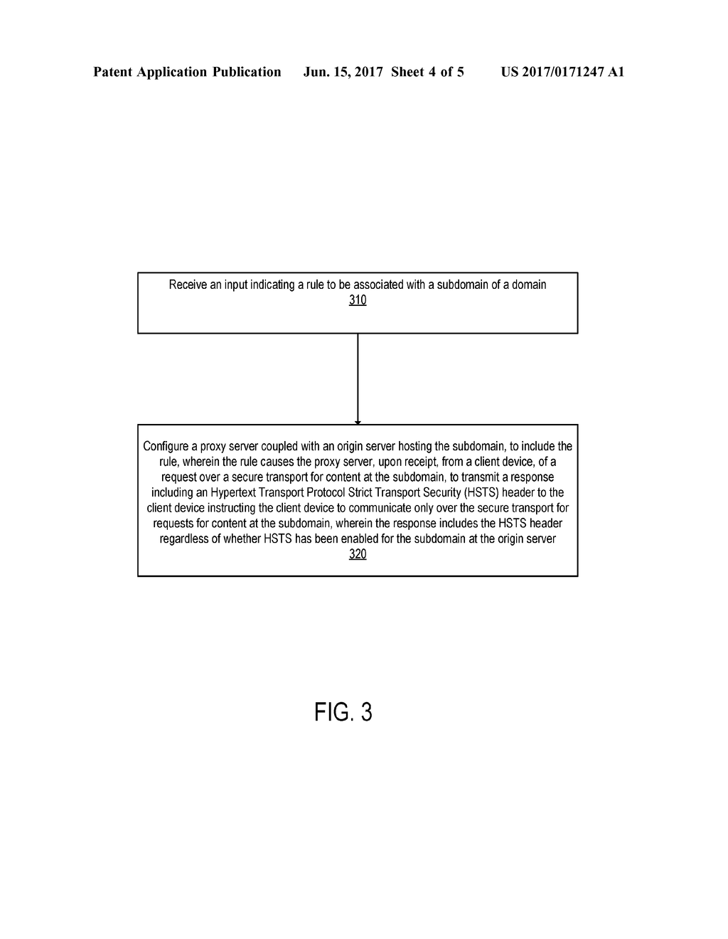 METHODS AND APPARATUSES FOR ENABLING HSTS POLICY FOR A SUBDOMAIN OF A     DOMAIN - diagram, schematic, and image 05