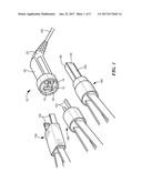 Electrosurgical Cable Connector for Multiple Forceps Connections diagram and image