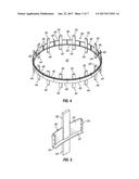 Tray support insers for chemical reactor vessels and methods of use diagram and image