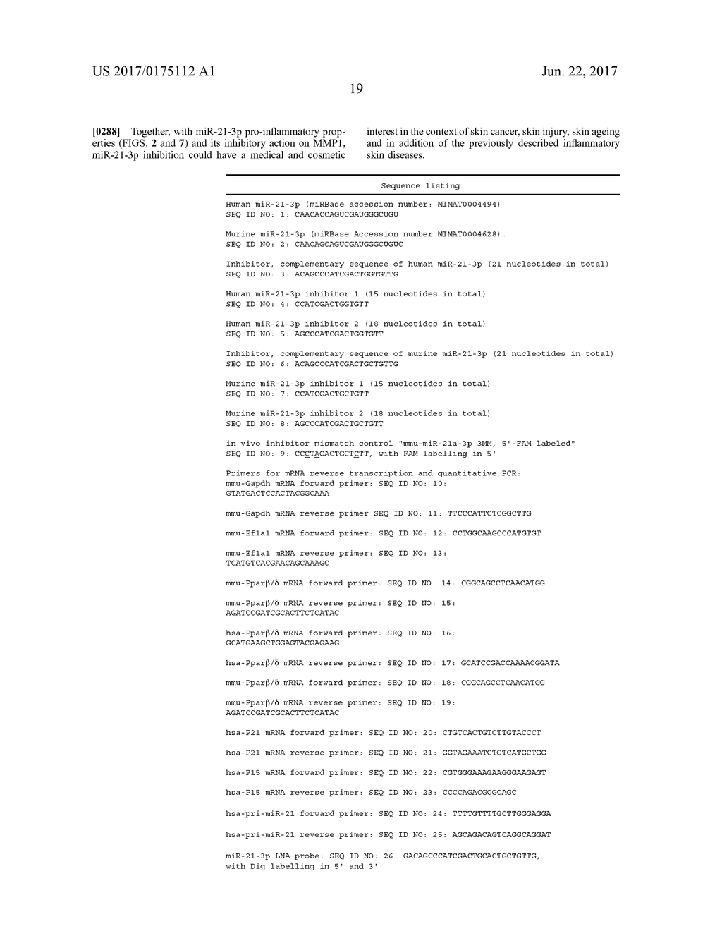 MIR-21-3P INHIBITORS IN SKIN DISORDERS - diagram, schematic, and image 31