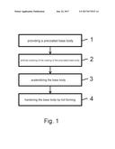 METHOD FOR PRODUCING A COATED BODY HARDENED BY HOT FORMING AS WELL AS A     BODY PRODUCED ACCORDING TO THE METHOD diagram and image