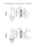 SHAFT-INTEGRATED GEAR AND EXHAUST VALVE DRIVING DEVICE diagram and image