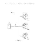 SYSTEM AND METHOD FOR PRINTING DOCUMENTS USING PRINT HARDWARE AND     AUTOMATIC PRINT DEVICE IDENTIFICATION BASED ON CONTEXT CORRELATION diagram and image