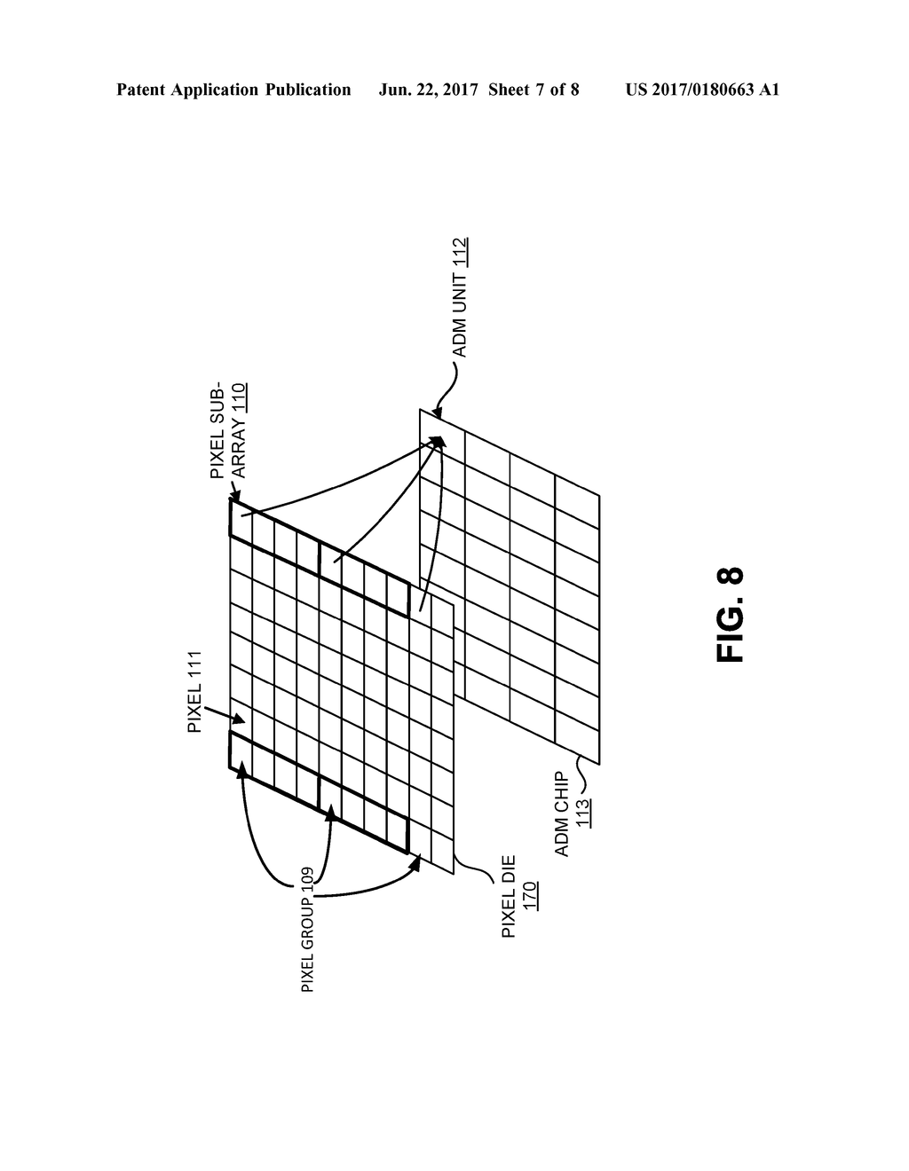 HIGH SPEED ROLLING IMAGE SENSOR WITH ADM ARCHITECTURE AND METHOD OF     IMPLEMENTING THEREOF - diagram, schematic, and image 08