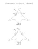 DOOR OF A BLENDED BODY AIRCRAFT INSTALLED IN THE LEADING EDGE AND WITH     LATERAL EDGES PARALLEL TO THE PLANE OF SYMMETRY OF THE AIRCRAFT diagram and image