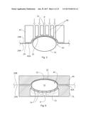 Three-Dimensional Article Having Transfer Material Thereon diagram and image