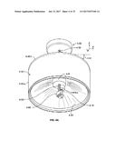 STOVETOP FIRE SUPPRESSOR WITH THERMAL GLASS BULB ACTUATION AND METHOD diagram and image