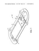 LATCH ASSEMBLY INCLUDING A COVER HAVING A CAVITY AND A LEVER DISPOSED IN     THE CAVITY diagram and image