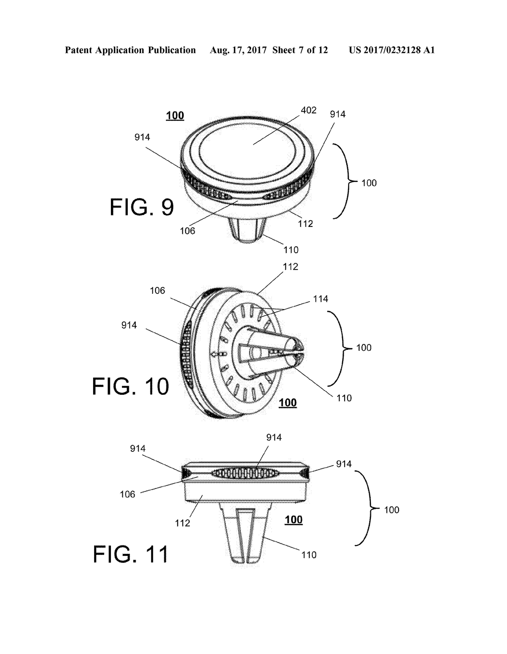 MOBILE DEVICE HOLDER AND POWERED AIR FRESHENER - diagram, schematic, and image 08