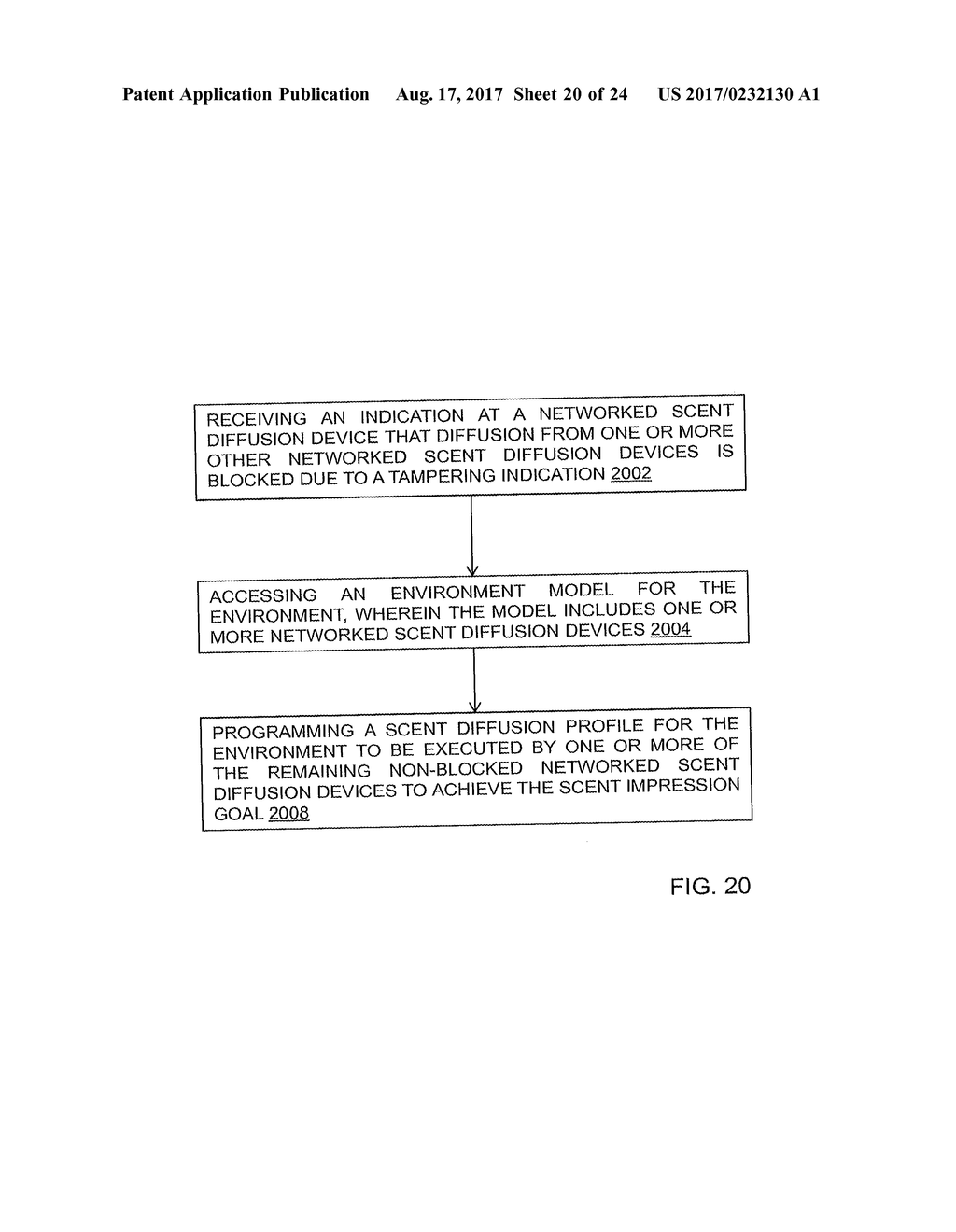 METHOD AND SYSTEM OF SENSOR FEEDBACK FOR A SCENT DIFFUSION DEVICE - diagram, schematic, and image 21