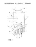 IMPINGEMENT HOLES FOR A TURBINE ENGINE COMPONENT diagram and image