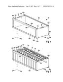 RECEPTACLE FOR A BATTERY MODULE, AND BATTERY MODULE HAVING A RECEPTACLE OF     THIS KIND diagram and image