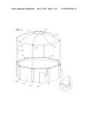 ABOVE-GROUND SWIMMING POOL WITH INTEGRAL AUTOMATIC RAISING AND LOWERING     HARD COVER, AND AN AUTOMATIC RAISING AND LOWERING RETROFIT HARD COVER FOR     AN EXISTING IN-GROUND AND ABOVE-GROUND SWIMMING POOL diagram and image