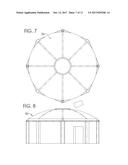 ABOVE-GROUND SWIMMING POOL WITH INTEGRAL AUTOMATIC RAISING AND LOWERING     HARD COVER, AND AN AUTOMATIC RAISING AND LOWERING RETROFIT HARD COVER FOR     AN EXISTING IN-GROUND AND ABOVE-GROUND SWIMMING POOL diagram and image