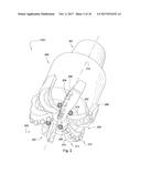 Downhole Drill Bit Incorporating Cutting Elements of Different Geometries diagram and image