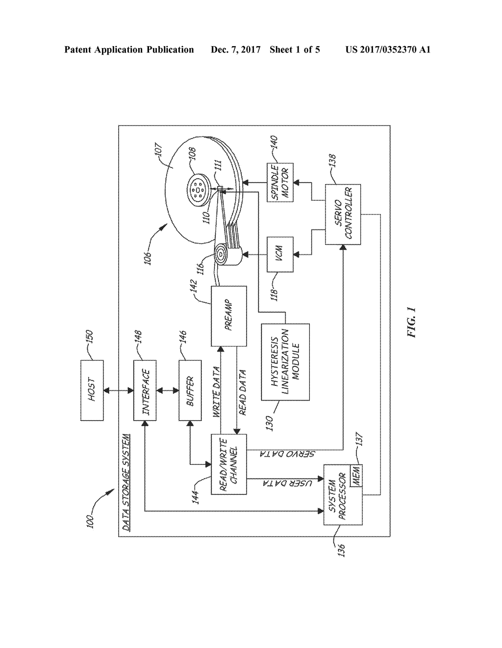 HYSTERESIS COMPENSATION IN A DISC DRIVE - diagram, schematic, and image 02