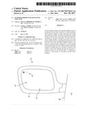 EXTERIOR MIRROR WITH BLIND ZONE INDICATOR diagram and image