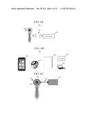 USER INTERFACE FOR SYSTEM TO PROMOTE OPTIMUM PERFORMANCE OF HANDHELD     COSMETIC DEVICE diagram and image