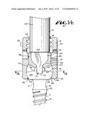 POLYAXIAL BONE SCREW WITH SHANK ARTICULATION PRESSURE INSERT AND METHOD diagram and image