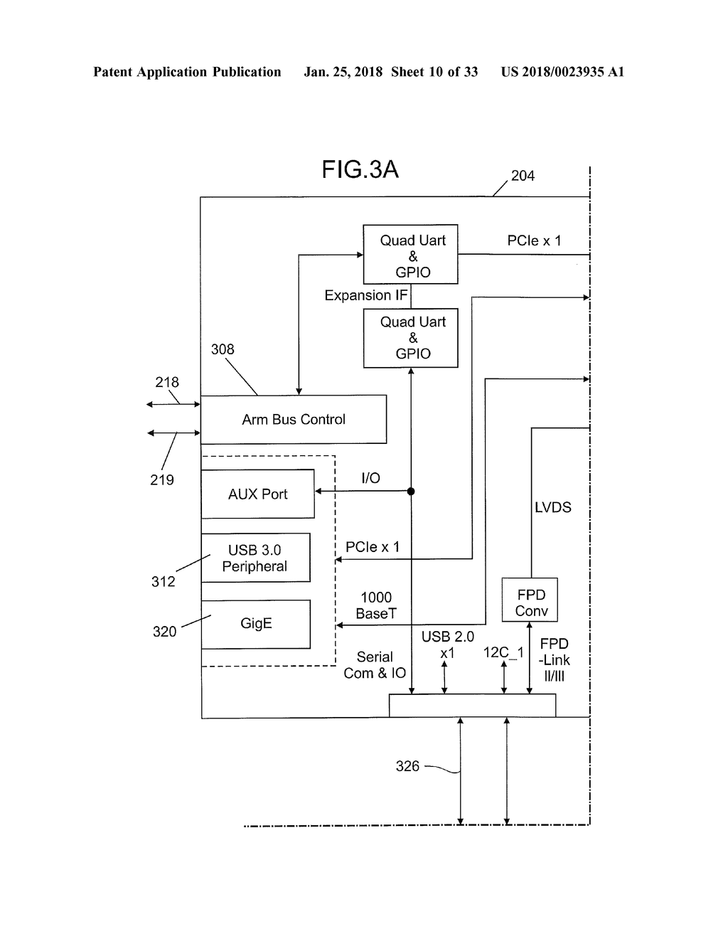 METHOD FOR MEASURING 3D COORDINATES OF A SURFACE WITH A PORTABLE     ARTICULATED ARM COORDINATE MEASURING MACHINE HAVING A CAMERA - diagram, schematic, and image 11