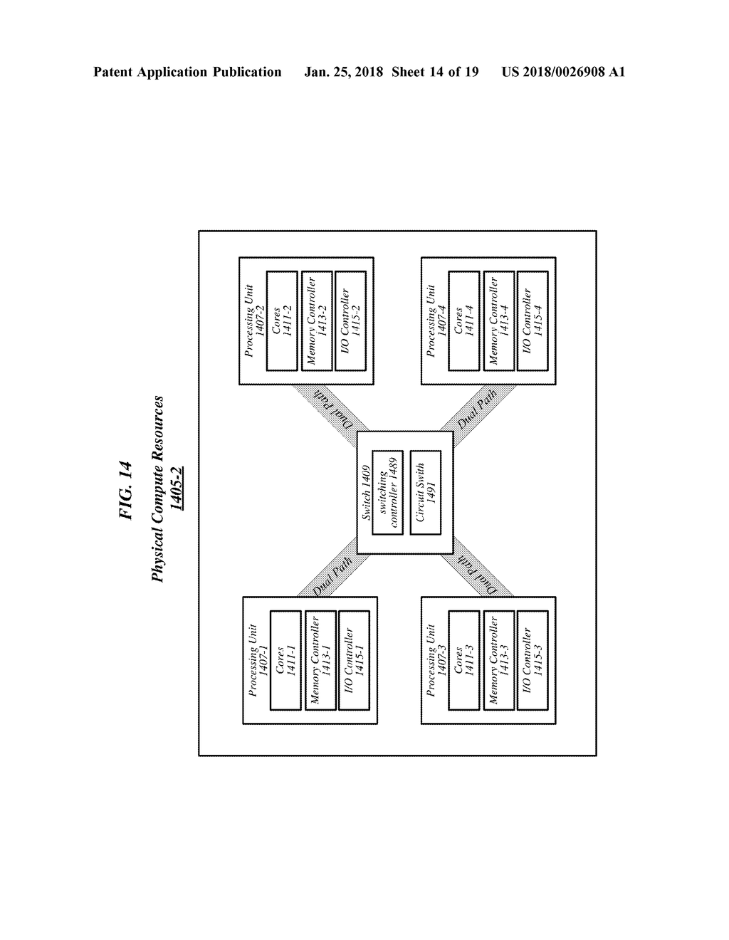 TECHNIQUES TO CONFIGURE PHYSICAL COMPUTE RESOURCES FOR WORKLOADS VIA     CIRCUIT SWITCHING - diagram, schematic, and image 15