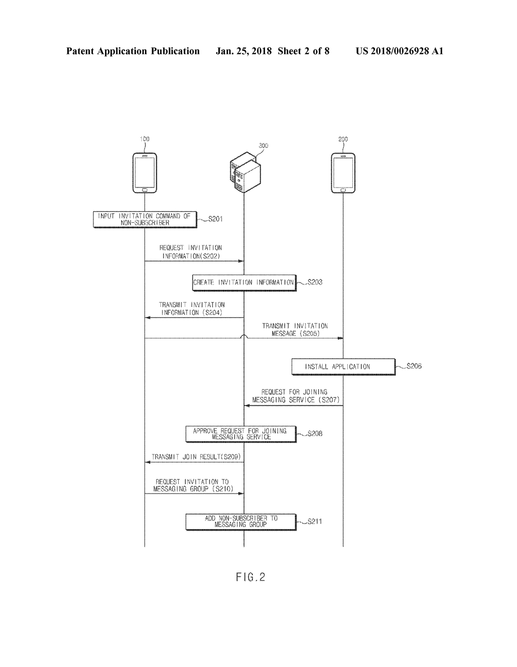 TERMINAL DEVICE, SERVER, AND METHOD OF PROVIDING MESSAGING SERVICE - diagram, schematic, and image 03