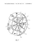 Speed Reducer Arrangement for a Line Retraction Device diagram and image