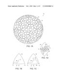 DIMPLE PATTERNS FOR GOLF BALLS diagram and image