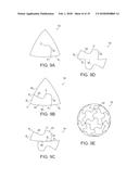 DIMPLE PATTERNS FOR GOLF BALLS diagram and image