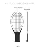 Tennis Racket Side Frame Stings or Diamond Shape Frame, for More Ball     Spins and for Reduce Errors. diagram and image