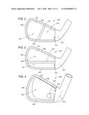 STRIKING FACE DEFLECTION STRUCTURES IN A GOLF CLUB diagram and image