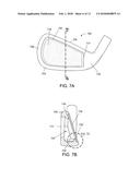 STRIKING FACE DEFLECTION STRUCTURES IN A GOLF CLUB diagram and image