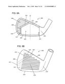 STRIKING FACE DEFLECTION STRUCTURES IN A GOLF CLUB diagram and image