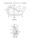 STRIKING FACE DEFLECTION STRUCTURES IN A GOLF CLUB diagram and image