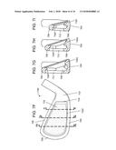 STRIKING FACE DEFLECTION STRUCTURES IN A GOLF CLUB diagram and image