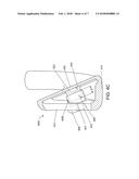 GOLF CLUB HAVING AN ELASTOMER ELEMENT FOR BALL SPEED CONTROL diagram and image