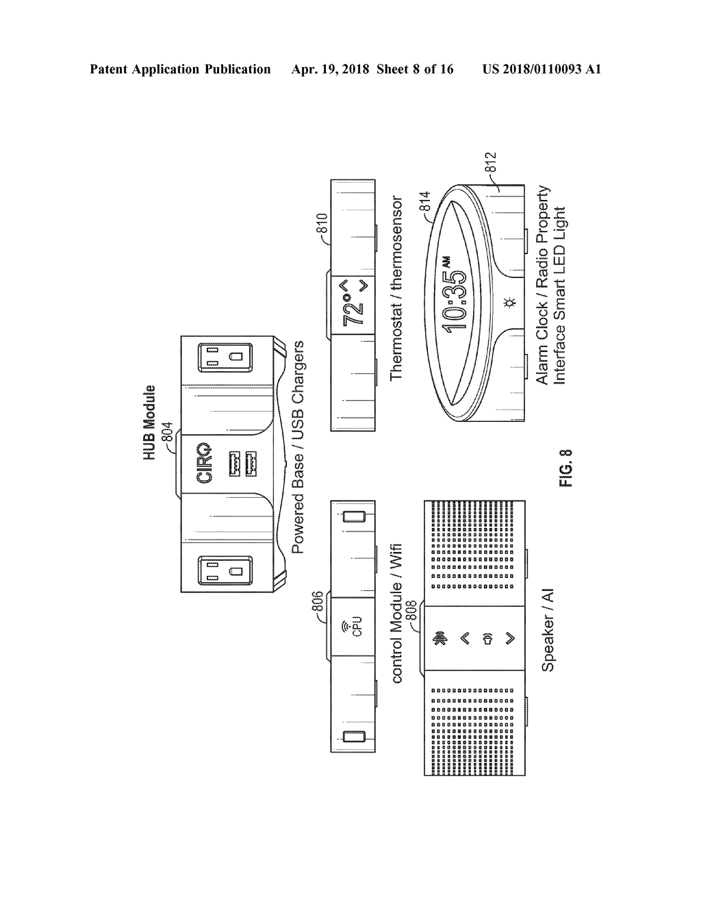 Systems and Methods For Conserving Guest Room Resources and Utilities     Using Internet Of Things Devices - diagram, schematic, and image 09