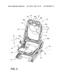 PERFORMANCE SEAT ASSEMBLY WITH IMPROVED ENTRY SYSTEM AND MODULAR HEAD     RESTRAINT ASSEMBLY diagram and image