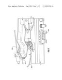 VEHICLE SEAT AND SEAT RECLINER ARRANGEMENT WITH RECLINER HARD LOCK TO     AVOID RETURNING BACKREST IN NON-LOCKABLE TRACK REGION diagram and image