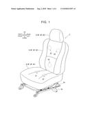 VEHICLE SEAT diagram and image